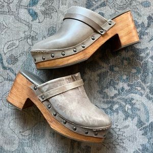 Free People Leather Clog